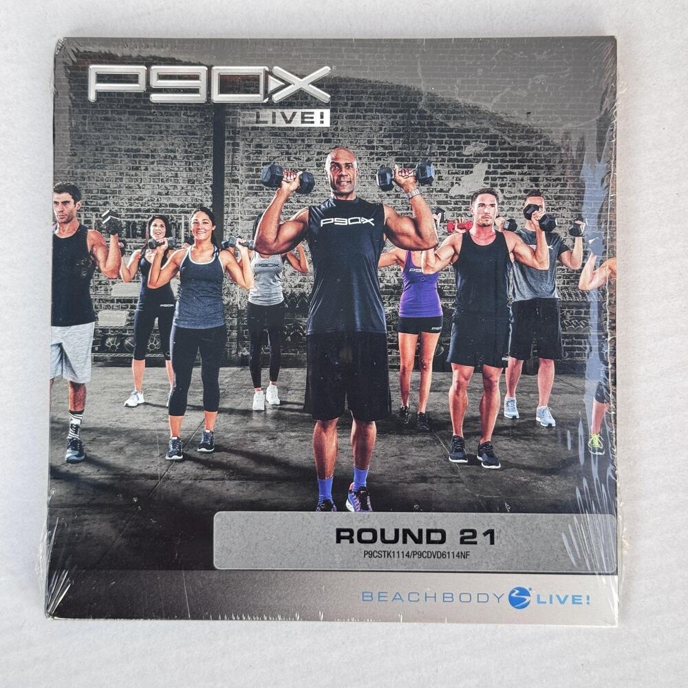 P90X Live Round 21 DVD Workout Beachbody New Sealed Strength Training Fitness‎